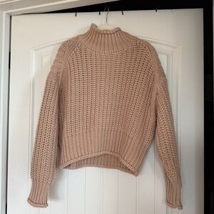 h&m chunky cable knit sweater